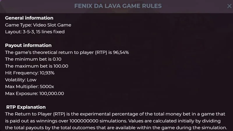 Fenix da Lava - Jackpot fissi Mini, Minor, Major e Grandi